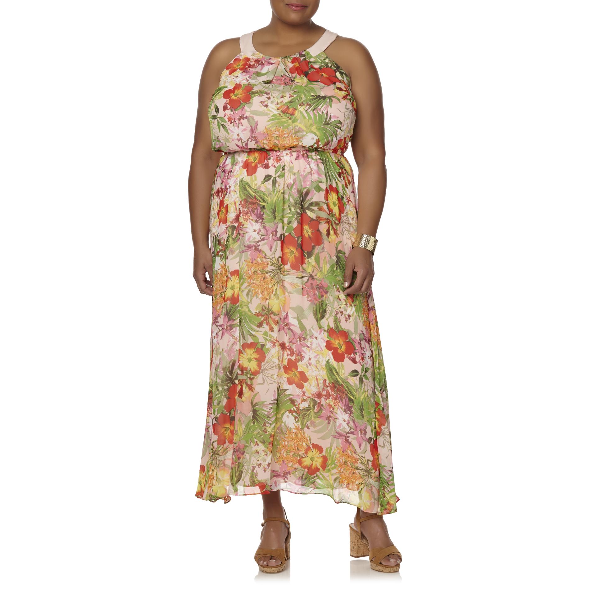 Flowing Tropical Dress